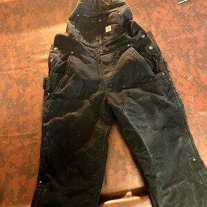 Carhartt Black Bib Overalls